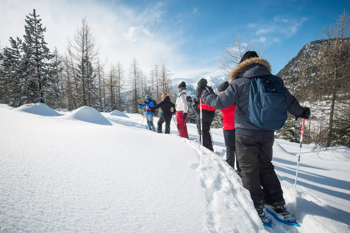 Les sorties raquettes, de Montgenèvre