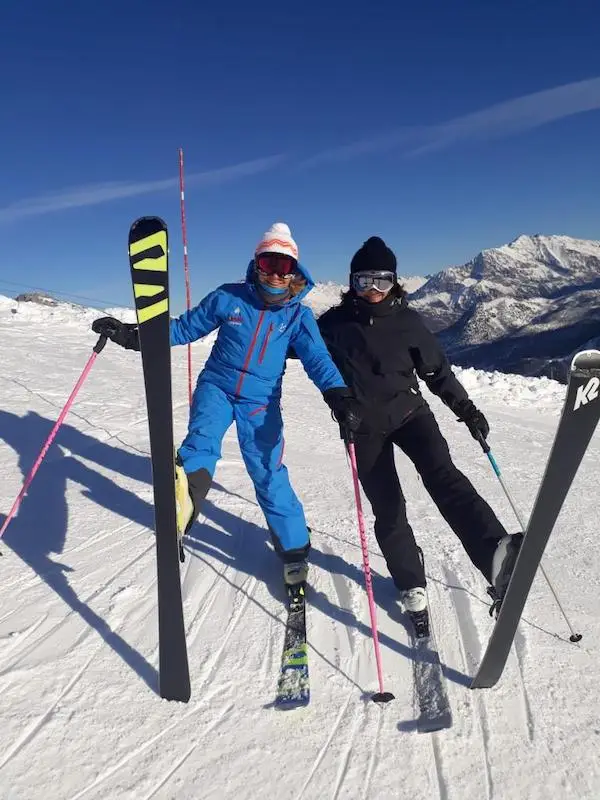 Corine monitrice de ski Montgenèvre