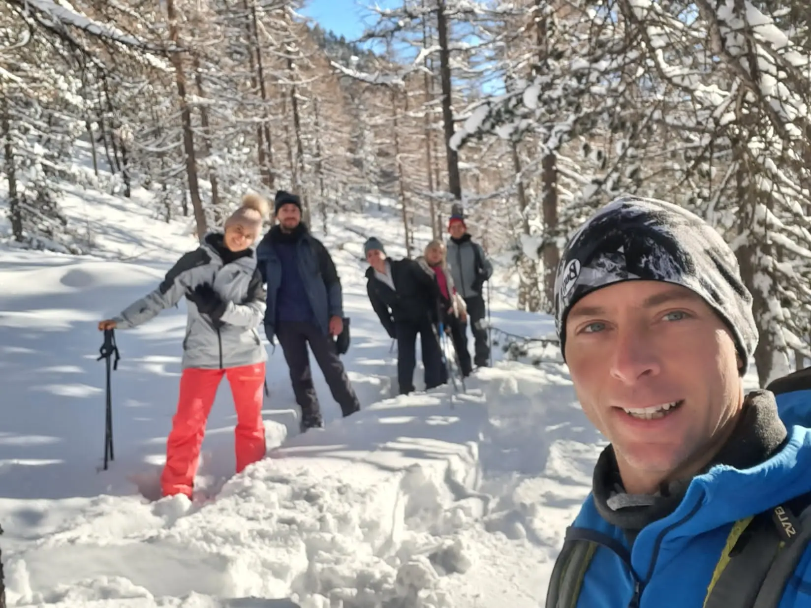 greg accompagnateur raquette Montgenèvre