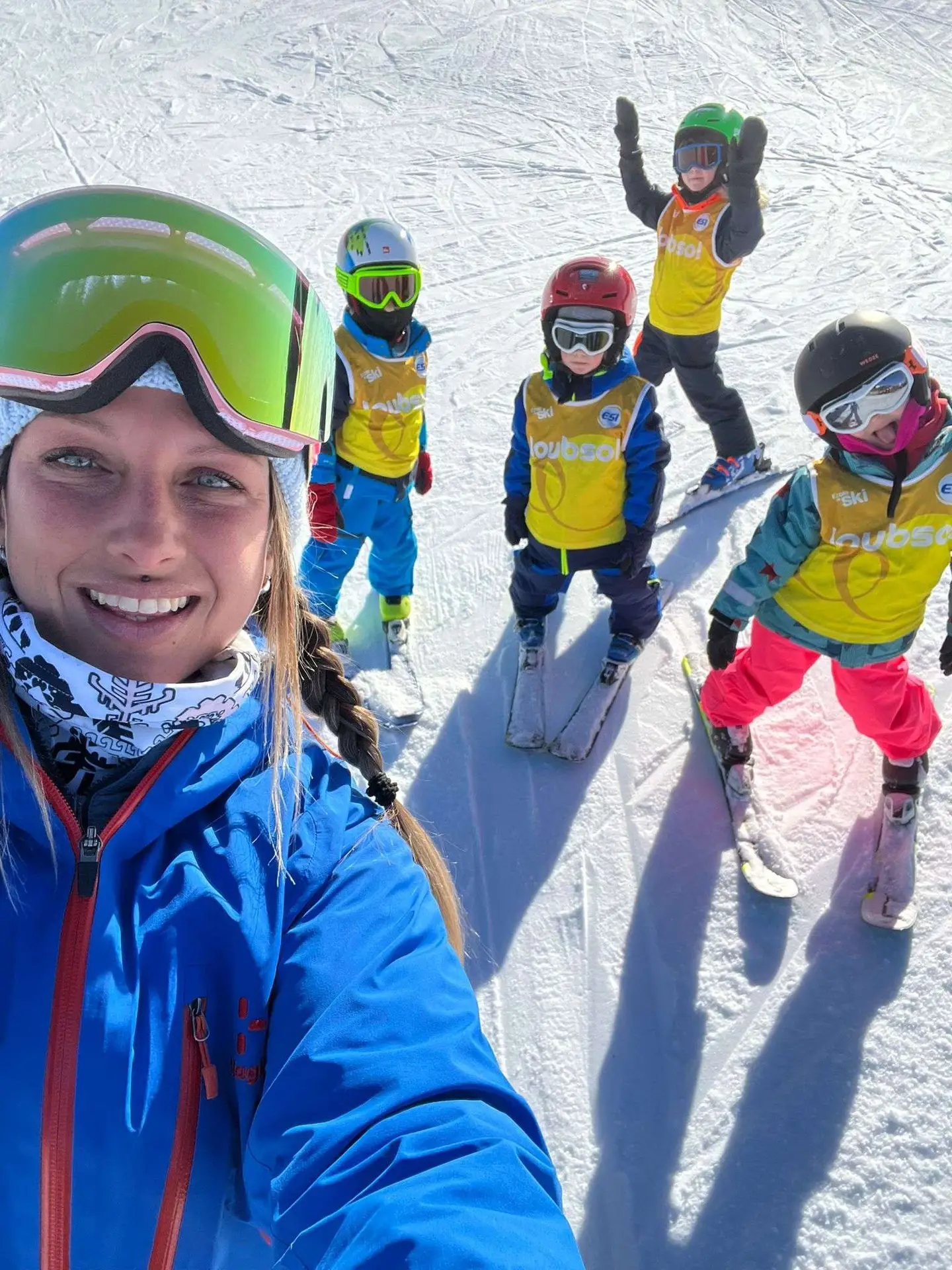 Espace débutant près du départ des cours de ski à Montgenèvre