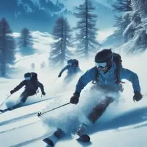 Off piste camp Montgenèvre