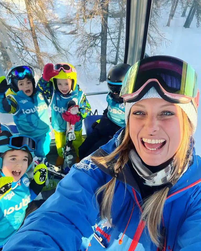 Davina monitrice de ski Montgenèvre