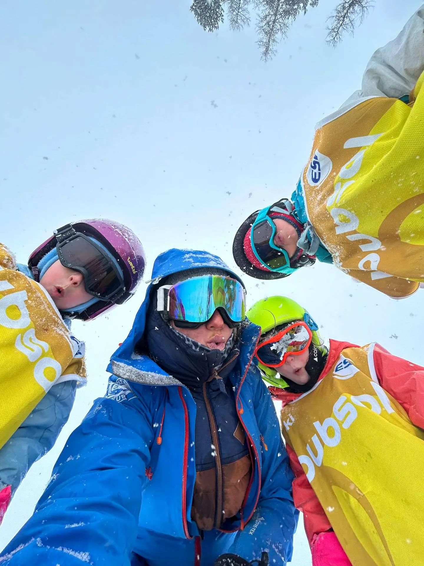 Le cristal de bronze à niveau de ski pour les enfants