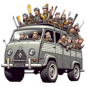 free ski school shuttle montgenevre