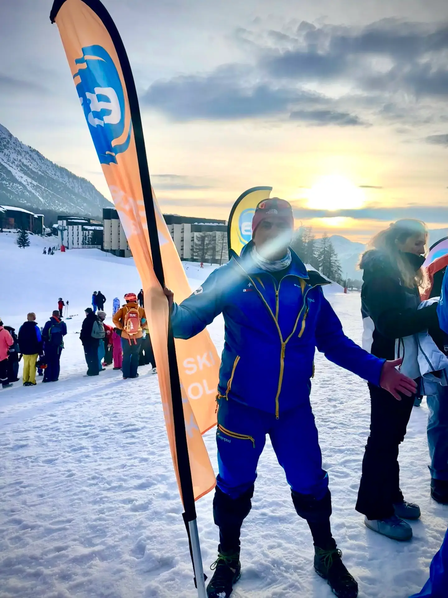 Lionel moniteur de ski Montgenèvre