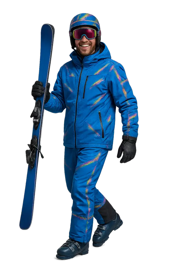 Équipement ski avant un cours privé à Montgenèvre