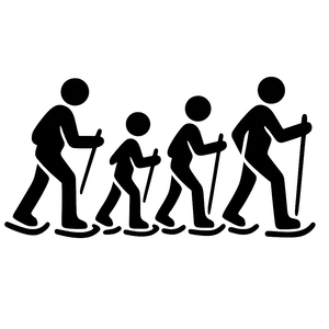 Superbe balade en raquettes au coucher du soleil au sommet des pistes