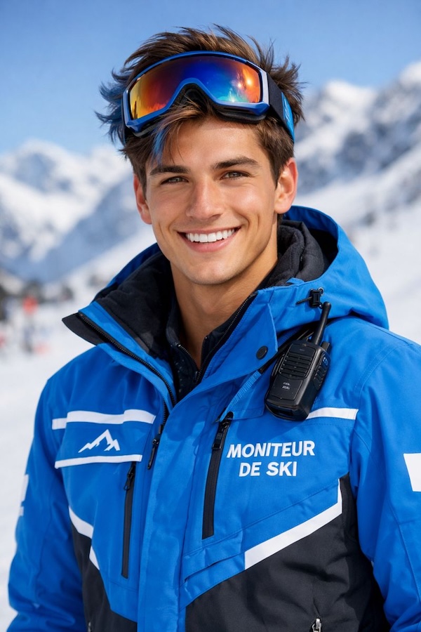 Matt moniteur de ski Montgenèvre