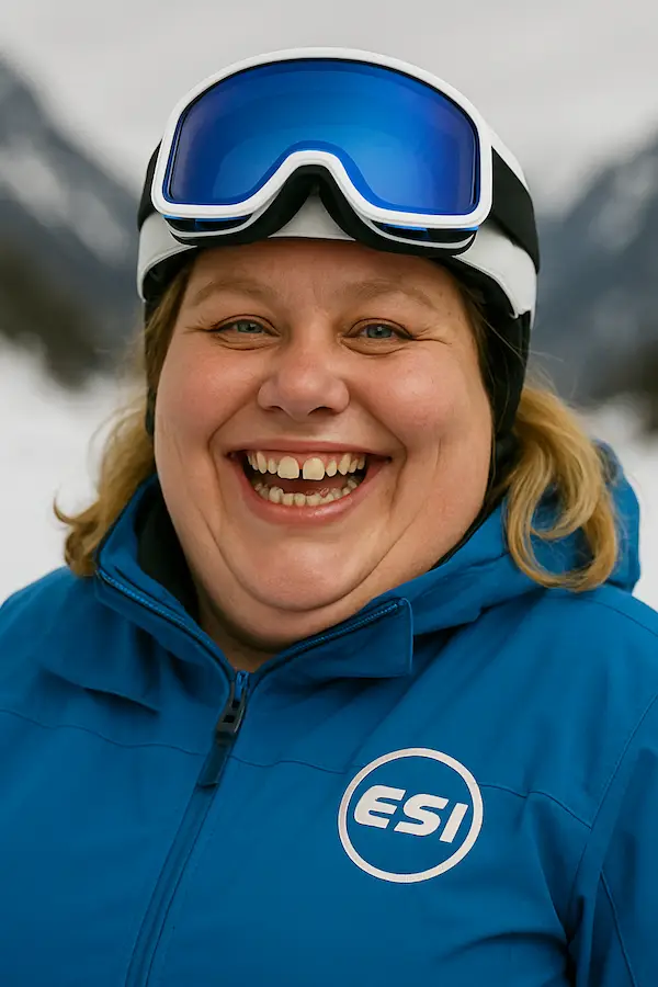 Therese monitrice de ski Montgenevre