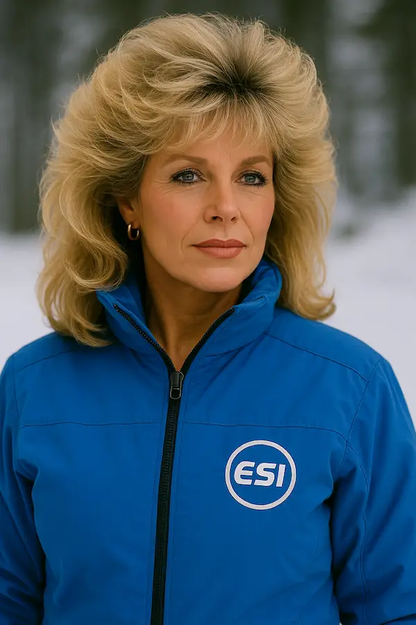 Gisèle monitrice de ski Montgenevre