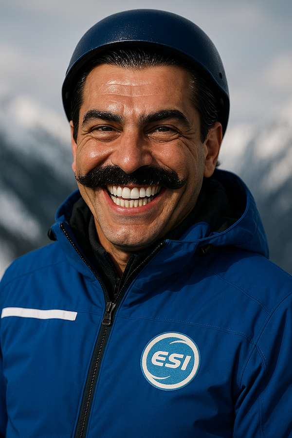 Paolo moniteur de ski Montgenèvre