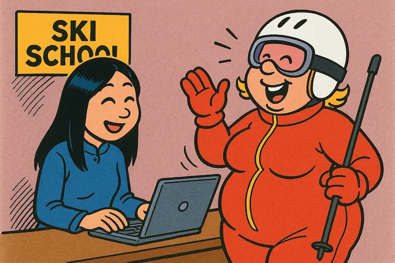 Morning departure from Montgenèvre with an instructor near the ski lifts