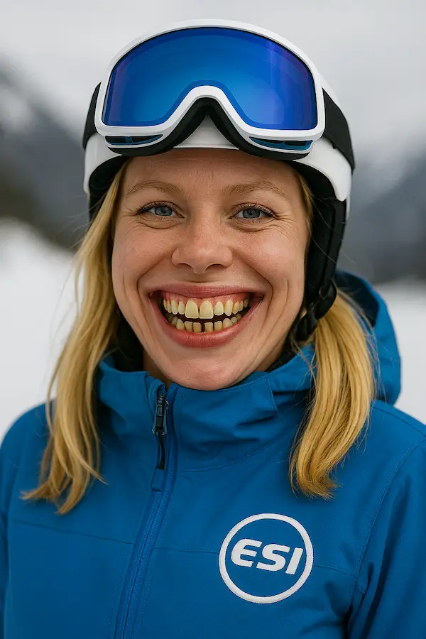 Beatrice monitrice de ski Montgenevre