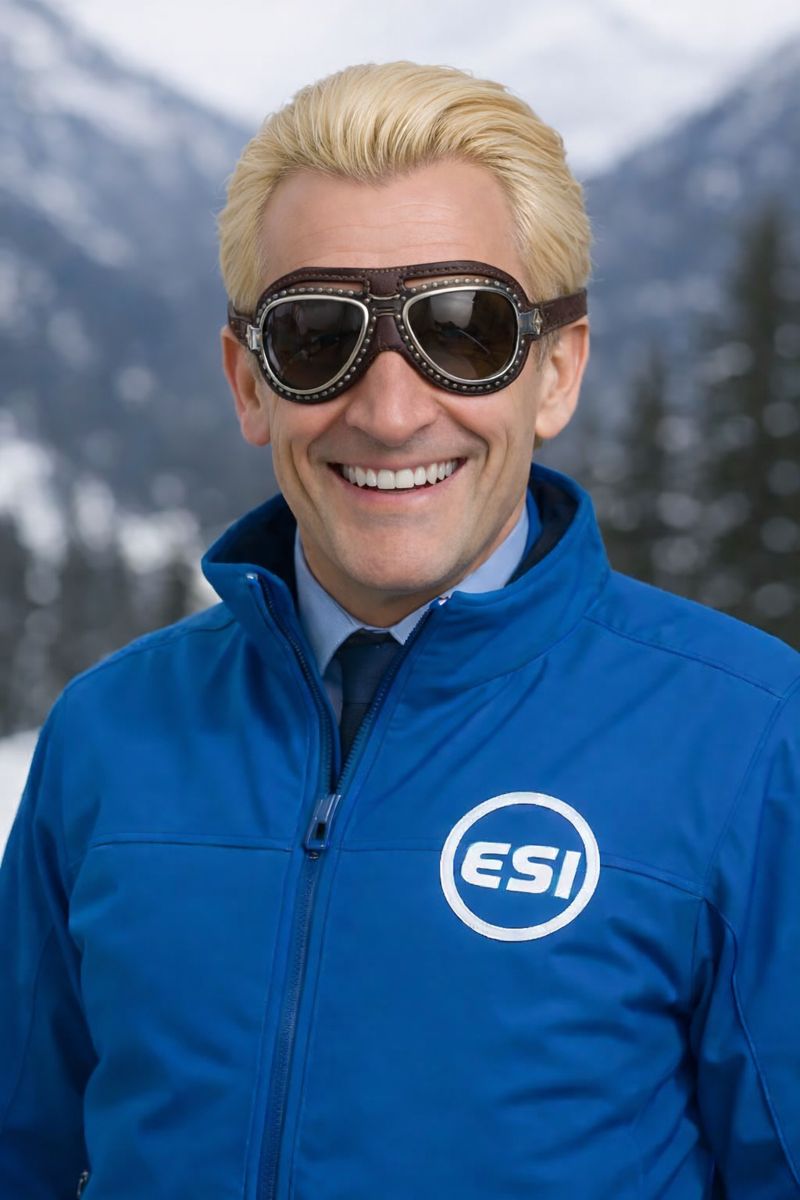 Mich, maestro di sci a Monginevro